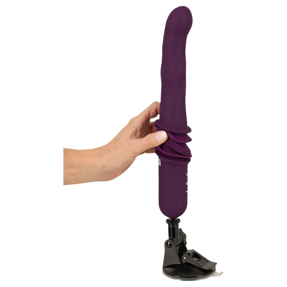 You2Toys - távirányítós melegítős lökő vibrátor (lila)