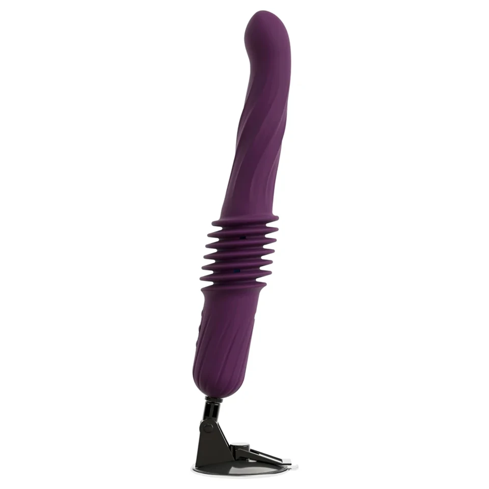 You2Toys - távirányítós melegítős lökő vibrátor (lila)