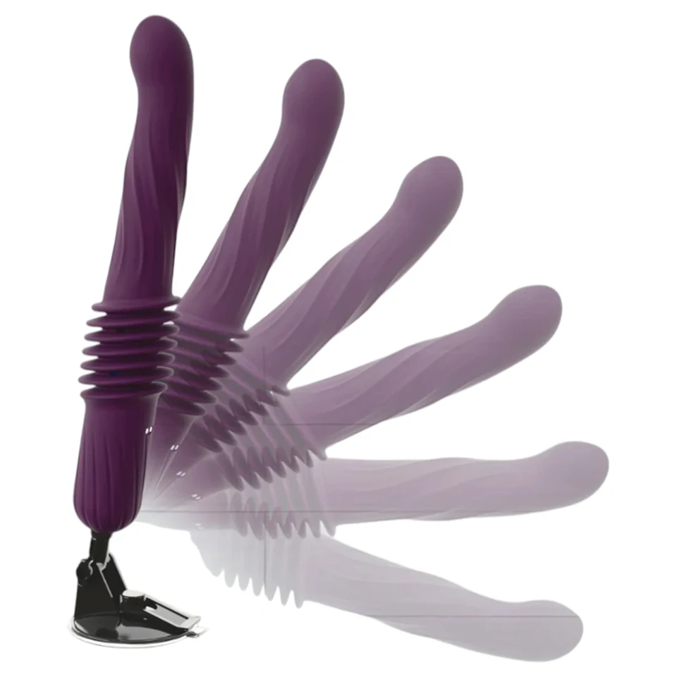 You2Toys - távirányítós melegítős lökő vibrátor (lila)