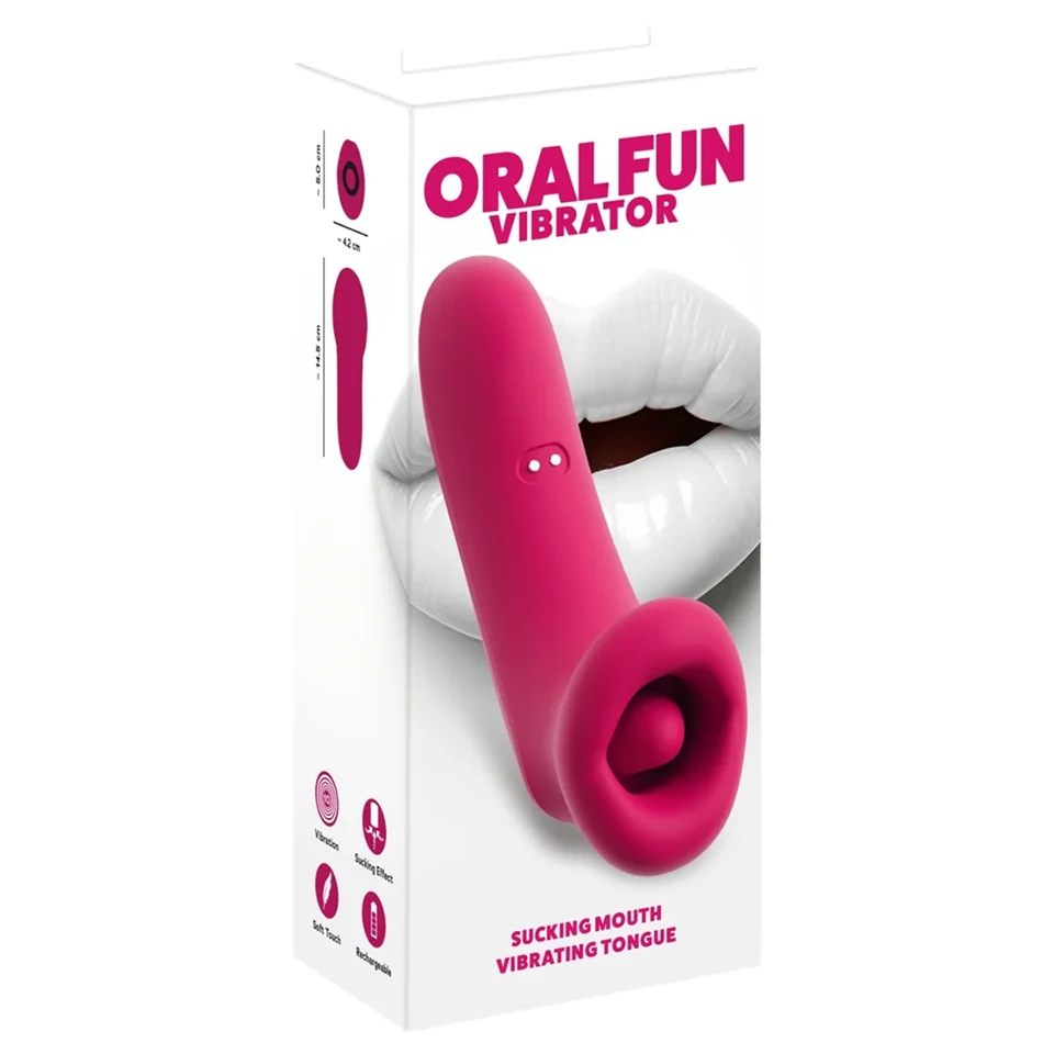 You2Toys Oral Fun - szívó és nyelves csiklóizgató (rózsaszín)