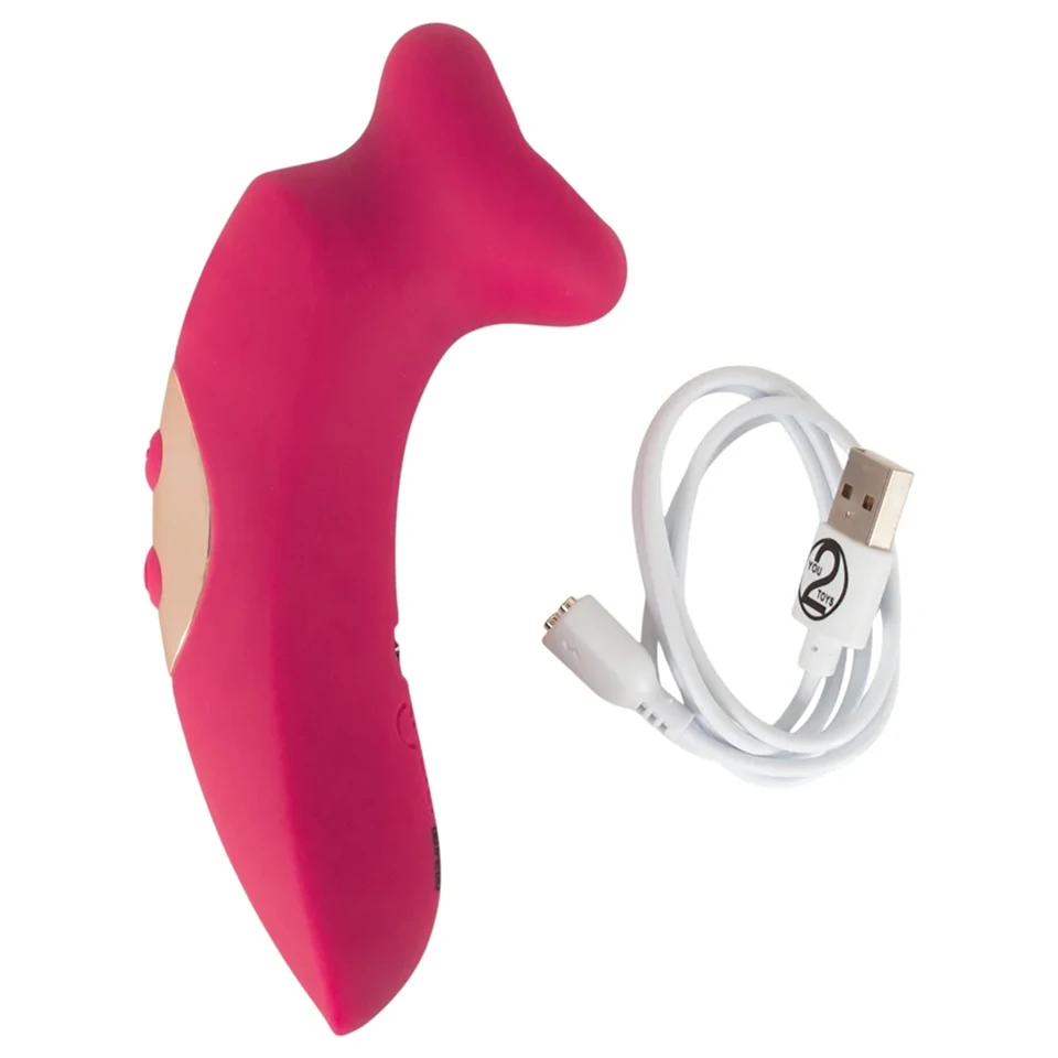You2Toys Oral Fun - szívó és nyelves csiklóizgató (rózsaszín)