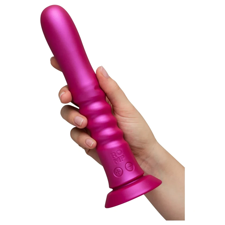 ROMP Jiggle - lökő vibrátor tapadókoronggal (rózsaszín)