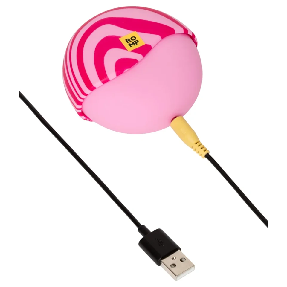 ROMP Spin - léghullámos csiklóizgató (rózsaszín)