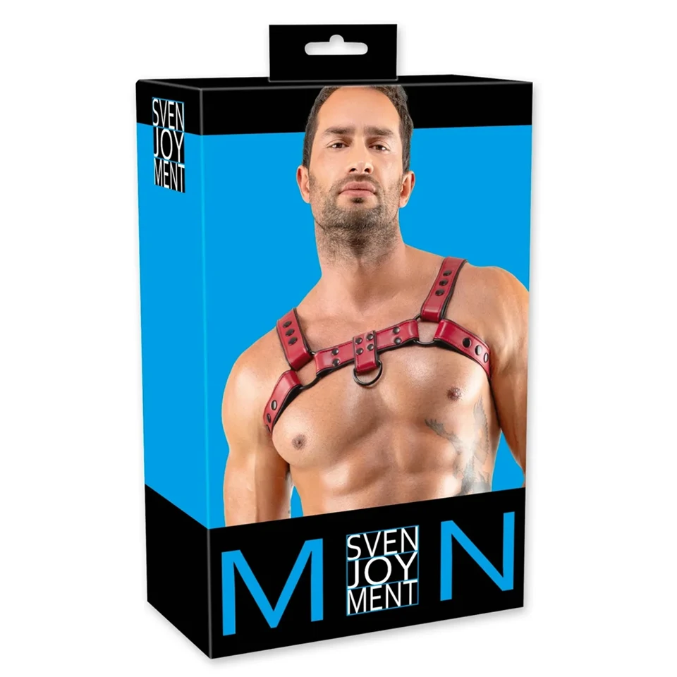 Svenjoyment - műbőr mellhám (piros)