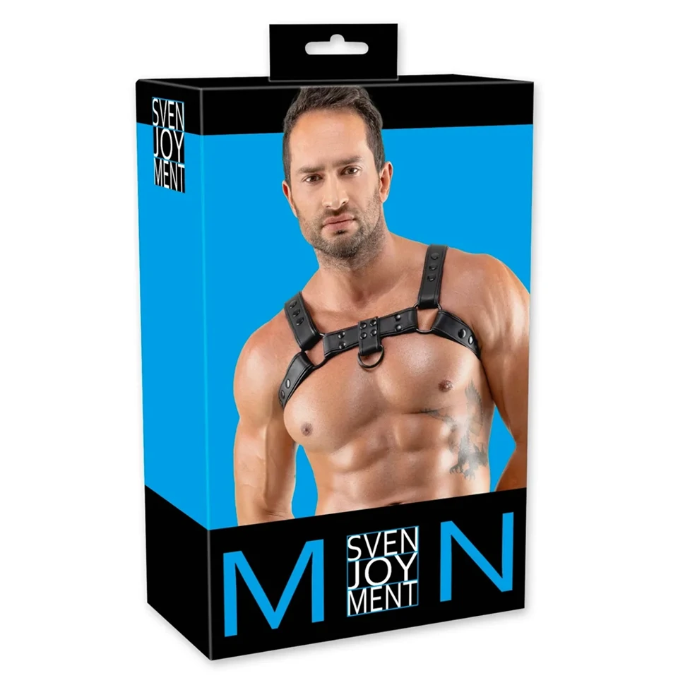 Svenjoyment - műbőr mellhám (fekete)