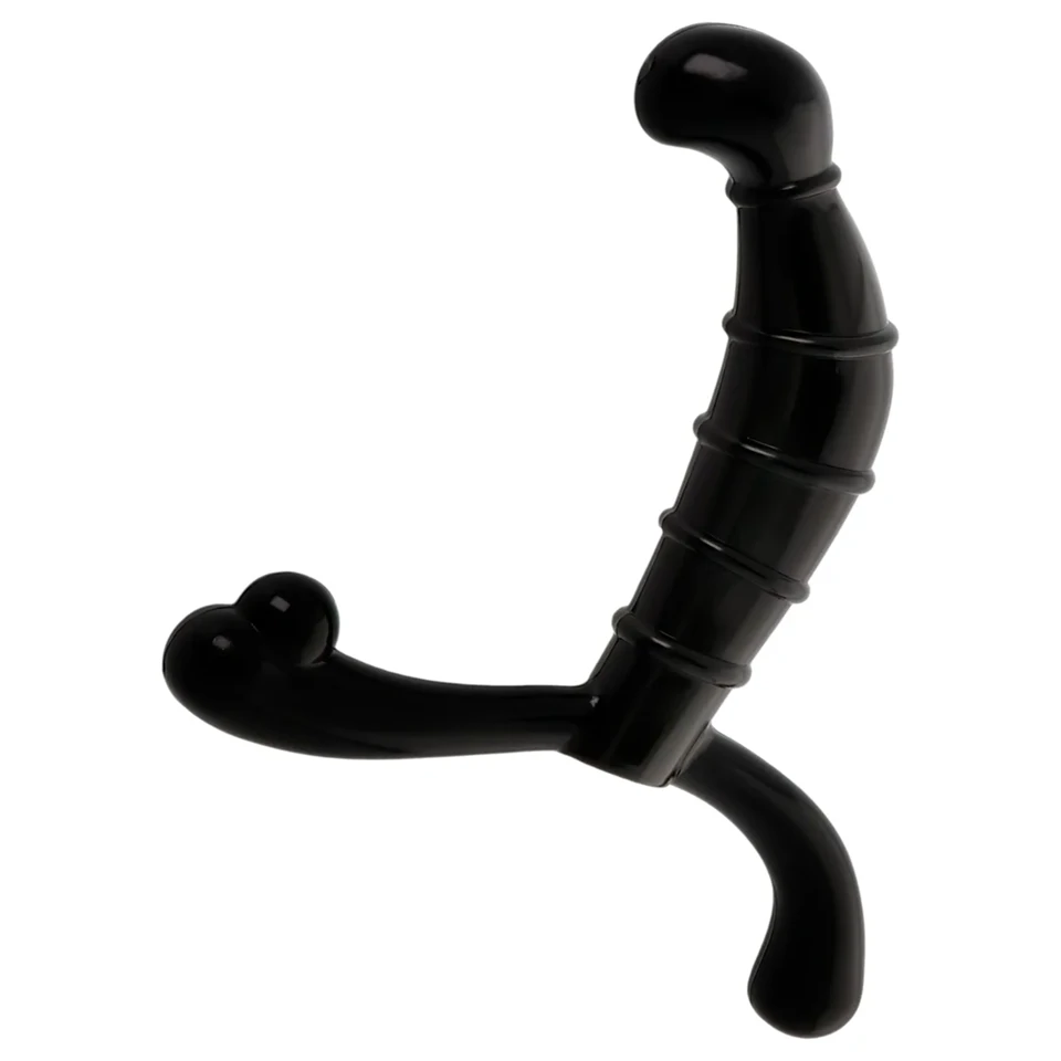 Addicted Toys - prosztata- és gátmasszírozó (fekete) - 11,3 cm