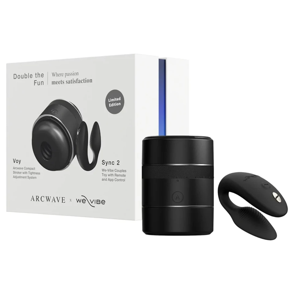 Arcwave Voy és We-Vibe Sync 2 - Double the Fun szett (fekete)