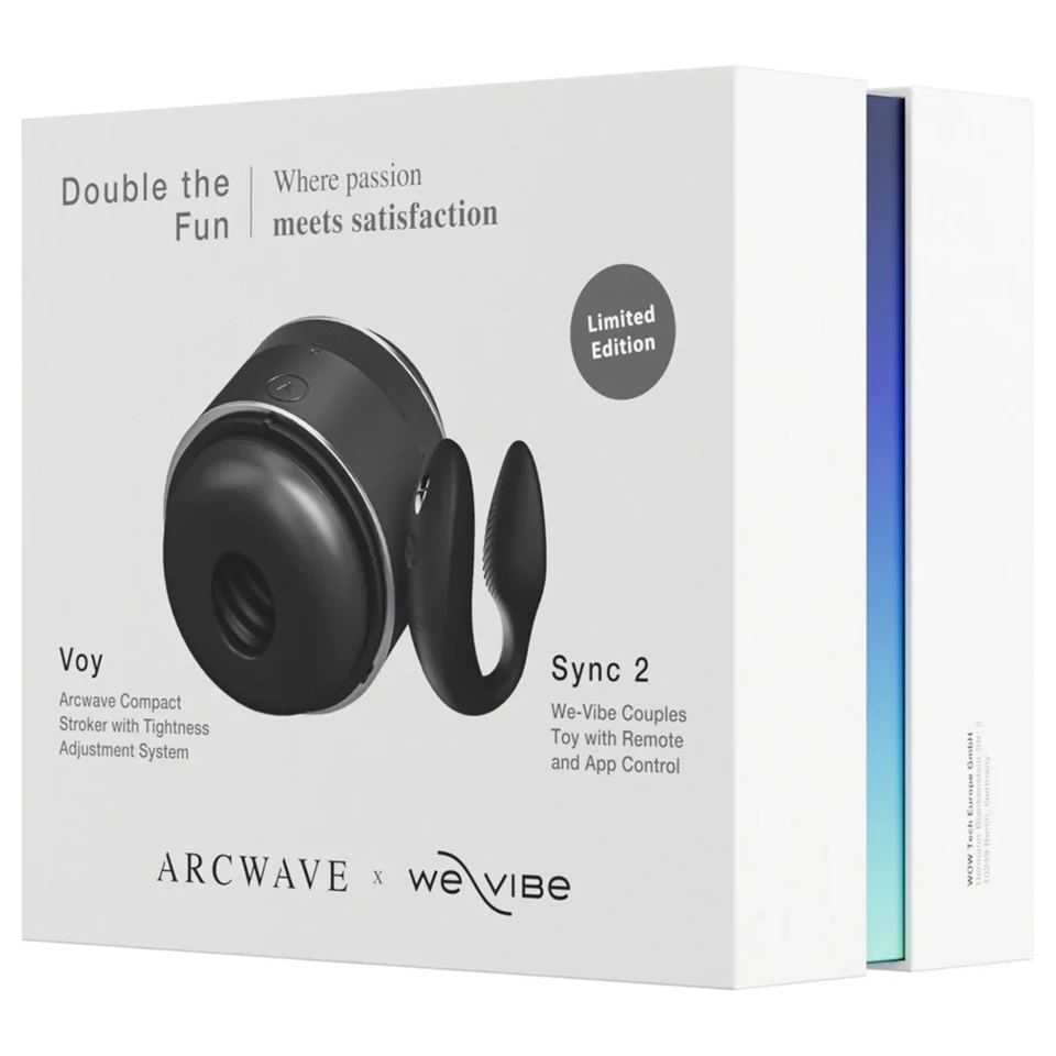 Arcwave Voy és We-Vibe Sync 2 - Double the Fun szett (fekete)