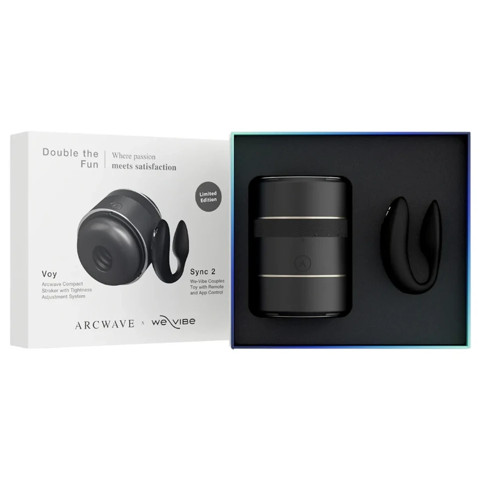 Arcwave Voy és We-Vibe Sync 2 - Double the Fun szett (fekete)