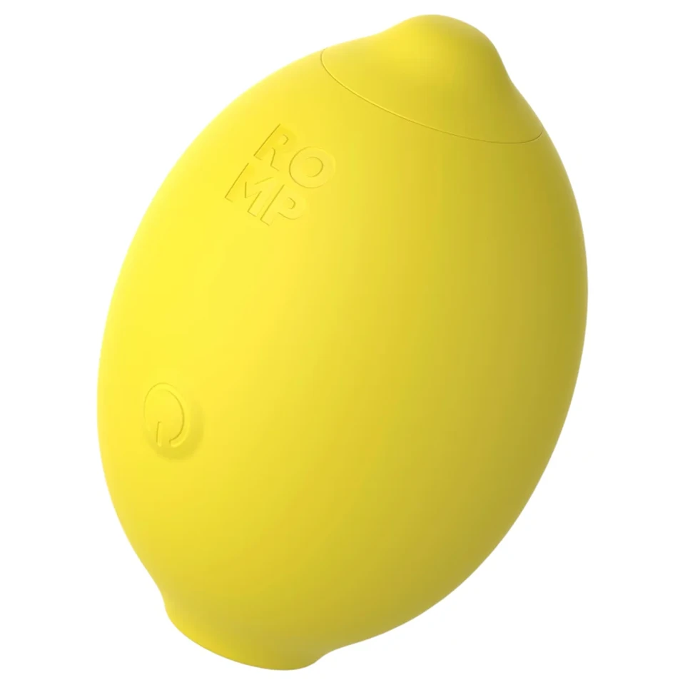 Romp Lemon Crush - léghullámos csiklóizgató (sárga)