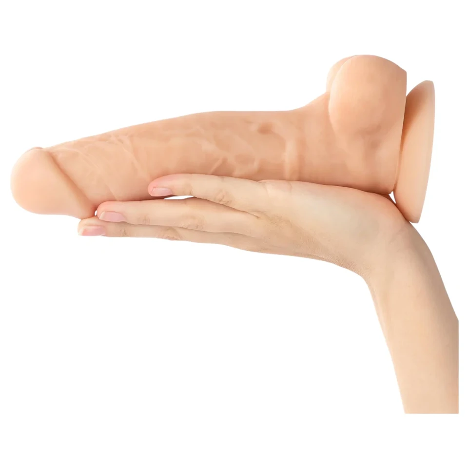 Willie City Luxe - élethű szilikon dildó (testszínű) - 23 cm