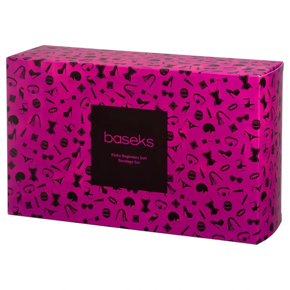 Baseks - puha kötözőszett kezdőknek (fekete) - 10 db