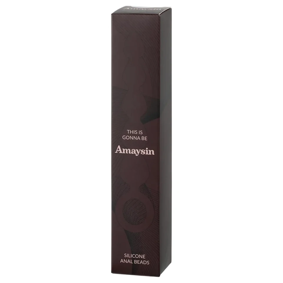 Amaysin - szilikon análgyöngysor (fekete)
