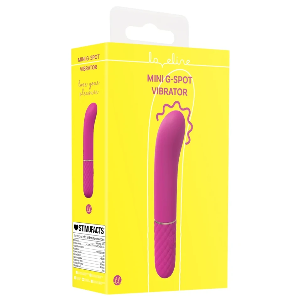 Loveline - mini G-pont vibrátor (rózsaszín)