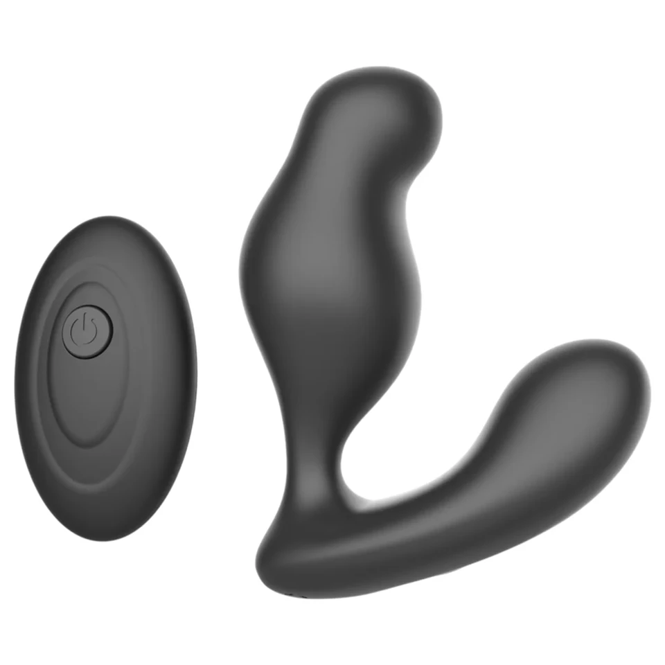 Mroow - prosztata vibrátor távirányítóval (fekete)