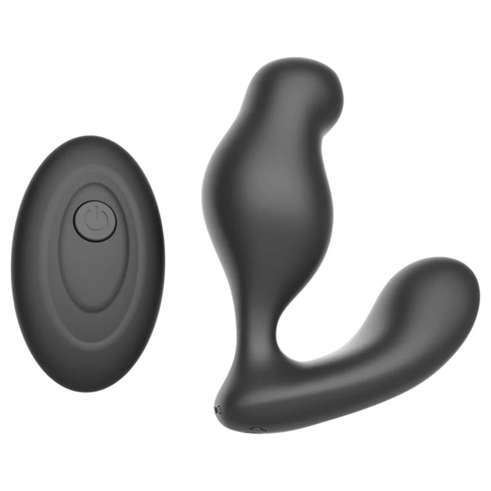 Mroow - prosztata vibrátor távirányítóval (fekete)
