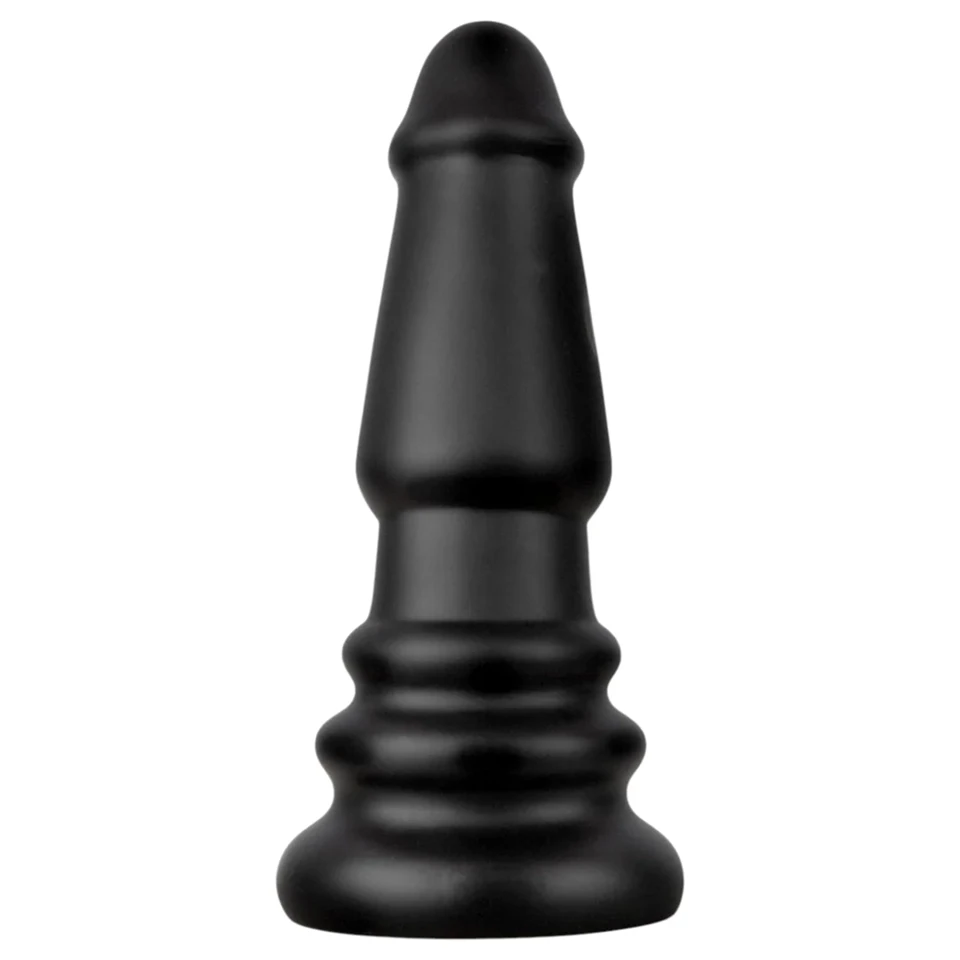 BUTTR Tactical II - óriás anál plug (fekete) - 26 cm