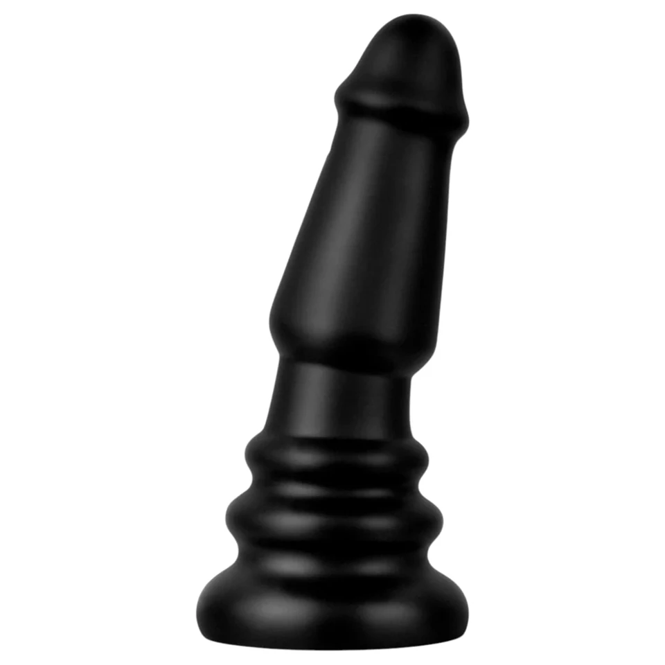 BUTTR Tactical II - óriás anál plug (fekete) - 26 cm
