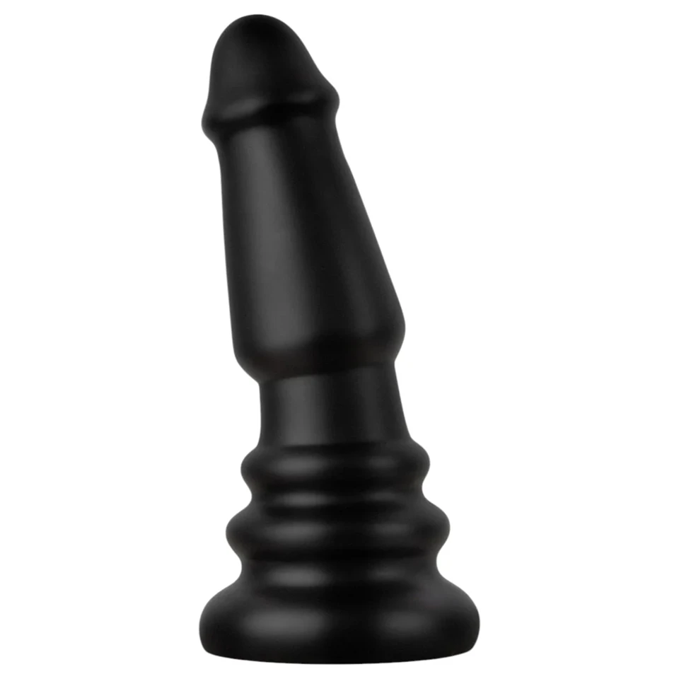 BUTTR Tactical II - óriás anál plug (fekete) - 26 cm