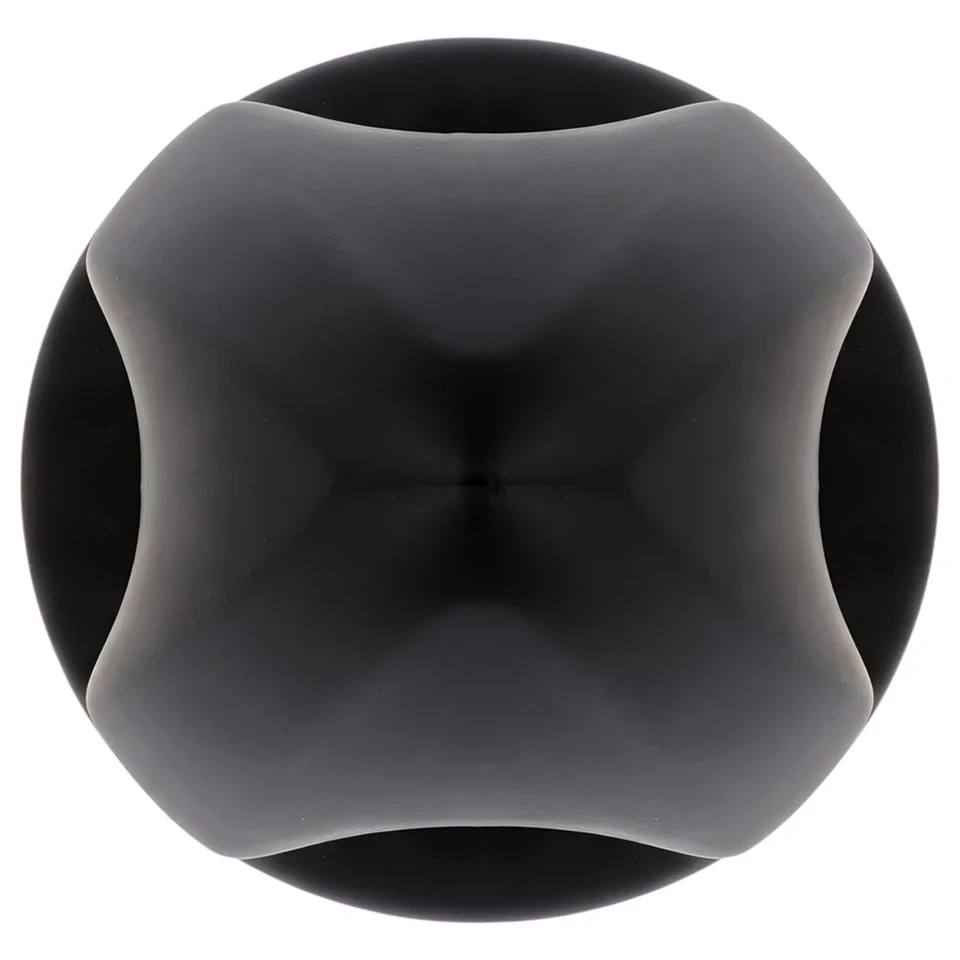 BUTTR Huge Explosive II - óriás anál plug (fekete) - 29 cm