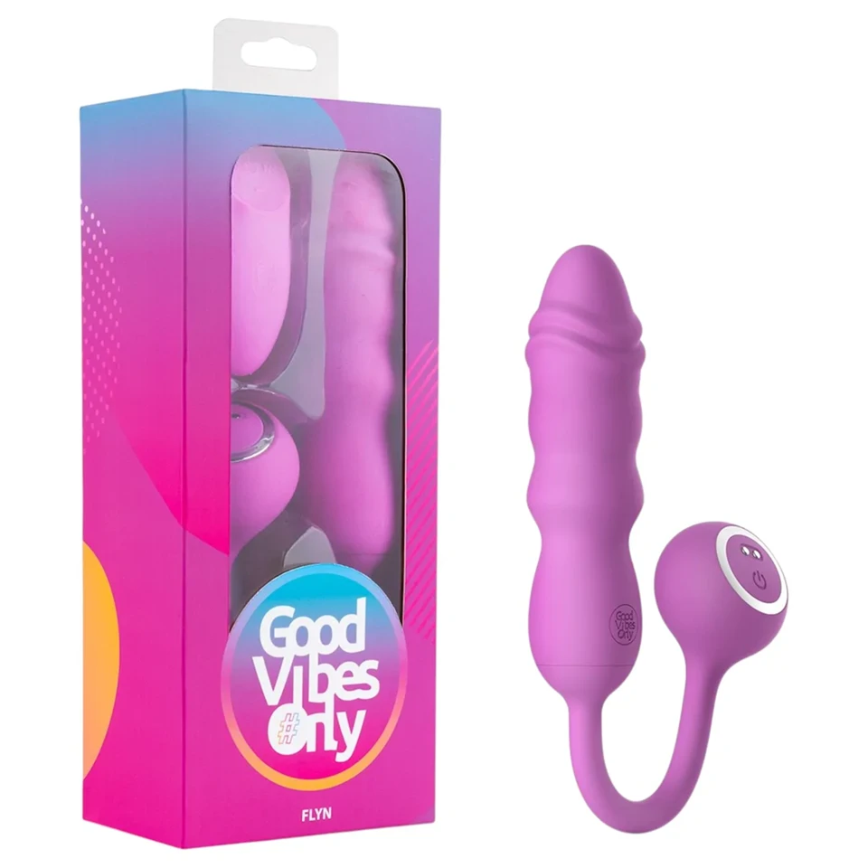 Good Vibes Only - lökő vibrációs tojás távirányítóval (rózsaszín)