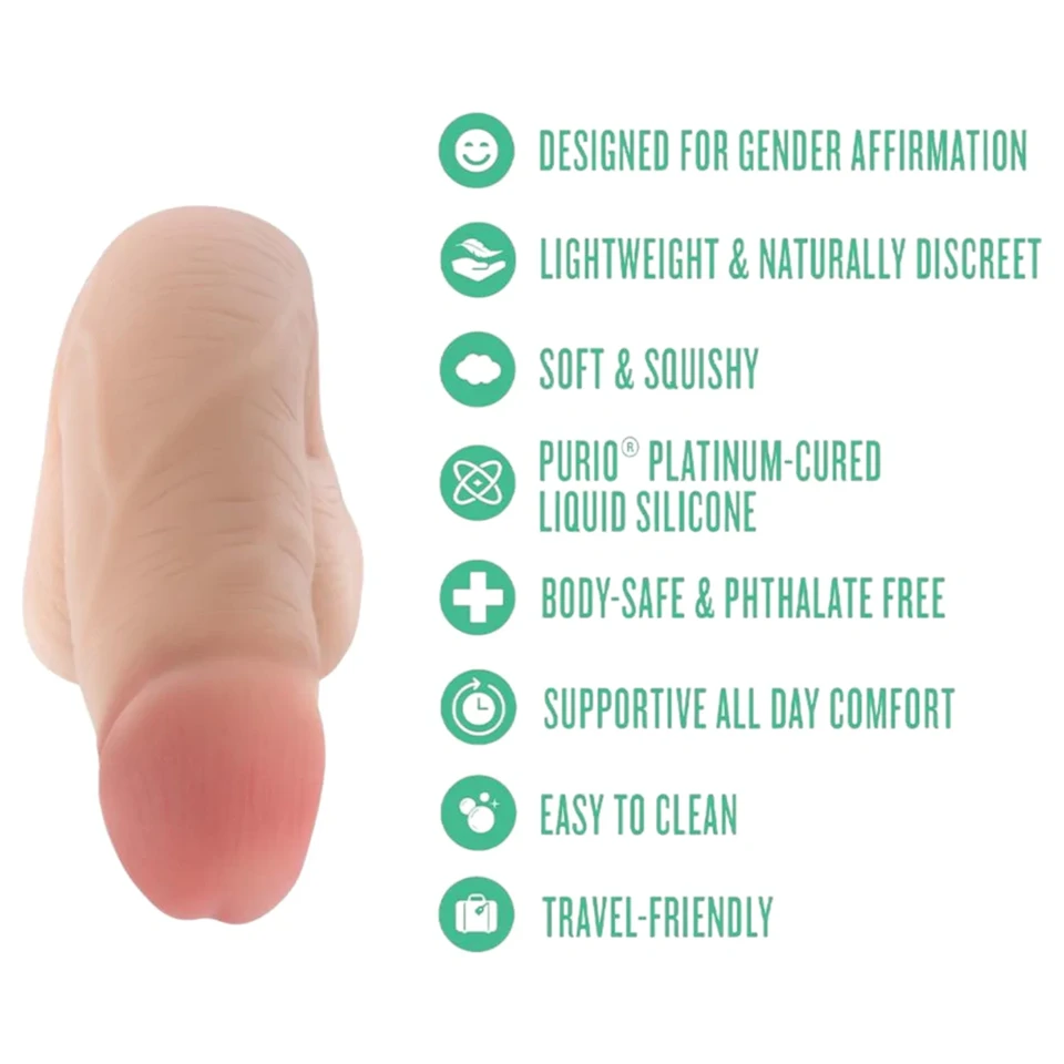 Blush UrSelf Affirm - élethű műpénisz (testszínű) - 13 cm