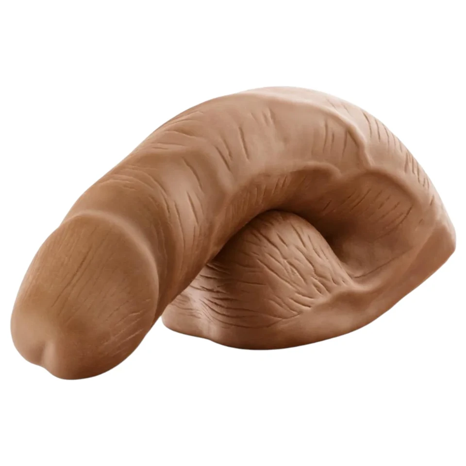 Blush UrSelf Affirm - életthű műpénisz (barna) - 13 cm