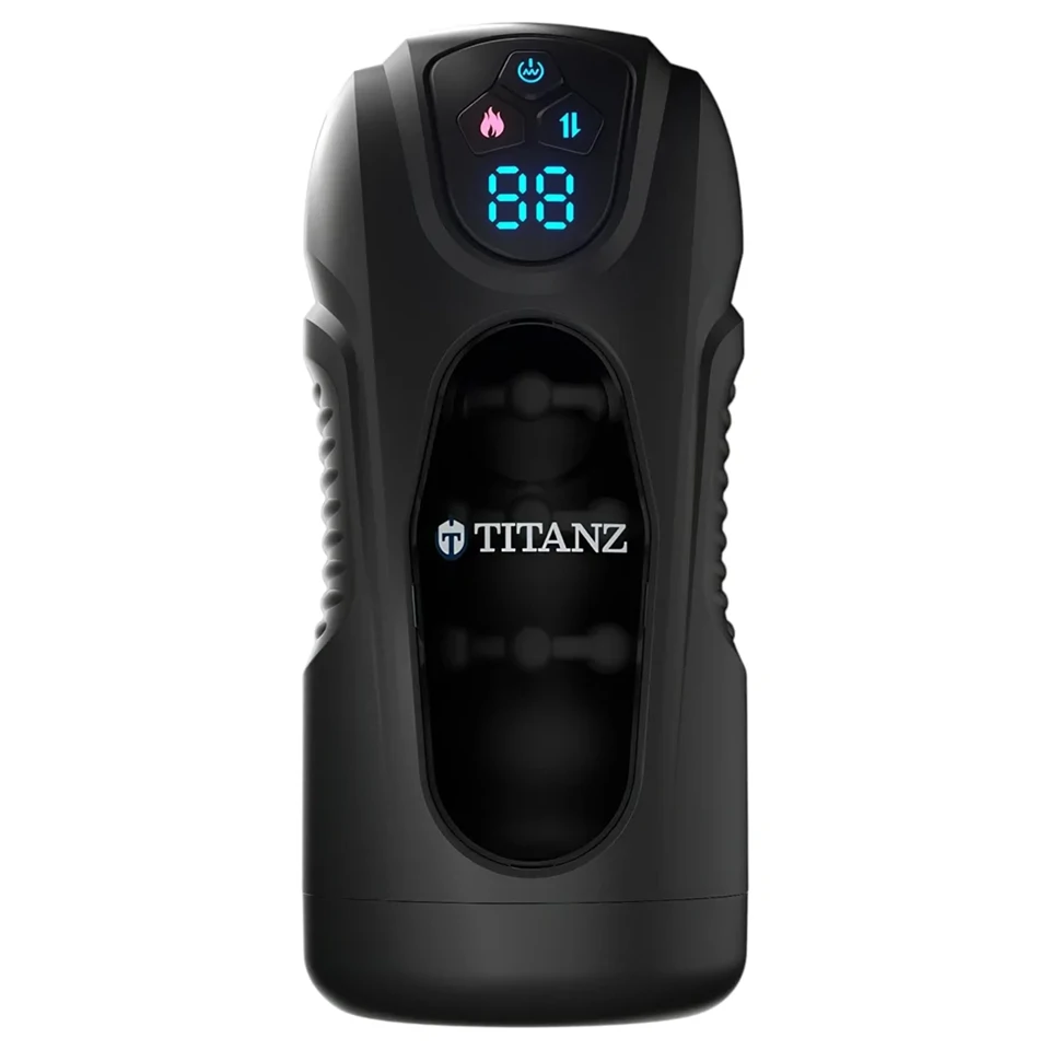 Titanz Ultimate Heat & Thrusting - automata maszturbátor (fekete)