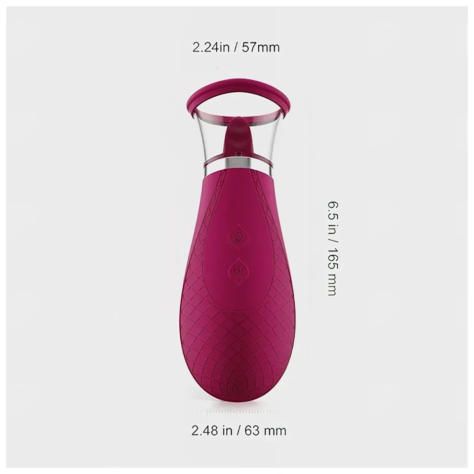 Honey Play Box Scioness - szívó, nyaló csiklóizgató vibrátor (pink)