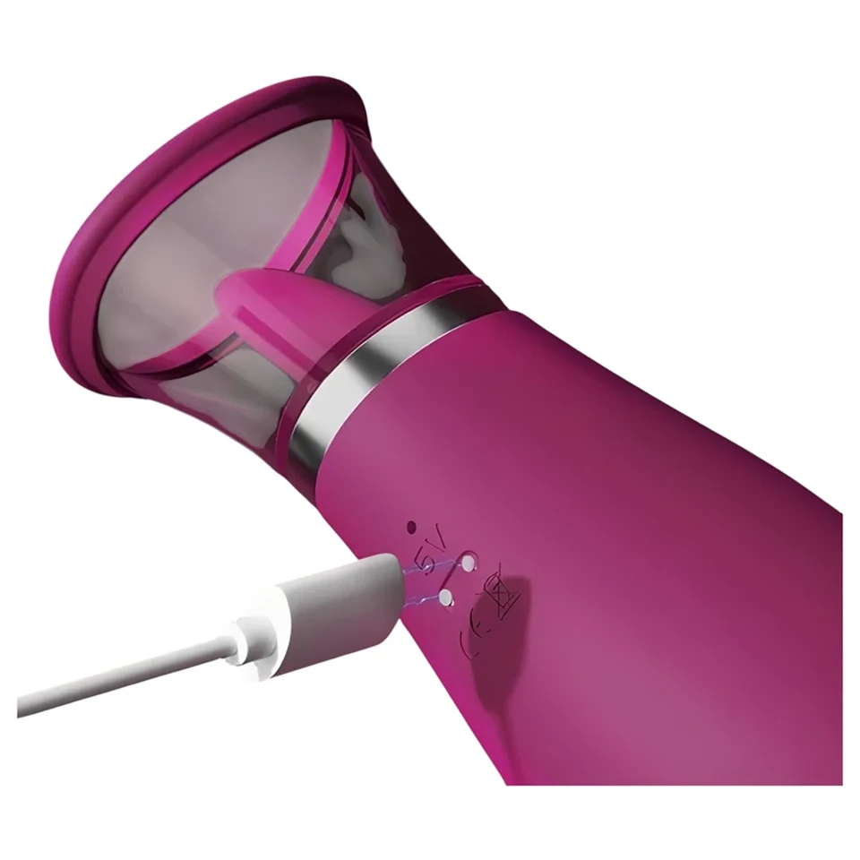 Honey Play Box Scioness - szívó, nyaló csiklóizgató vibrátor (pink)