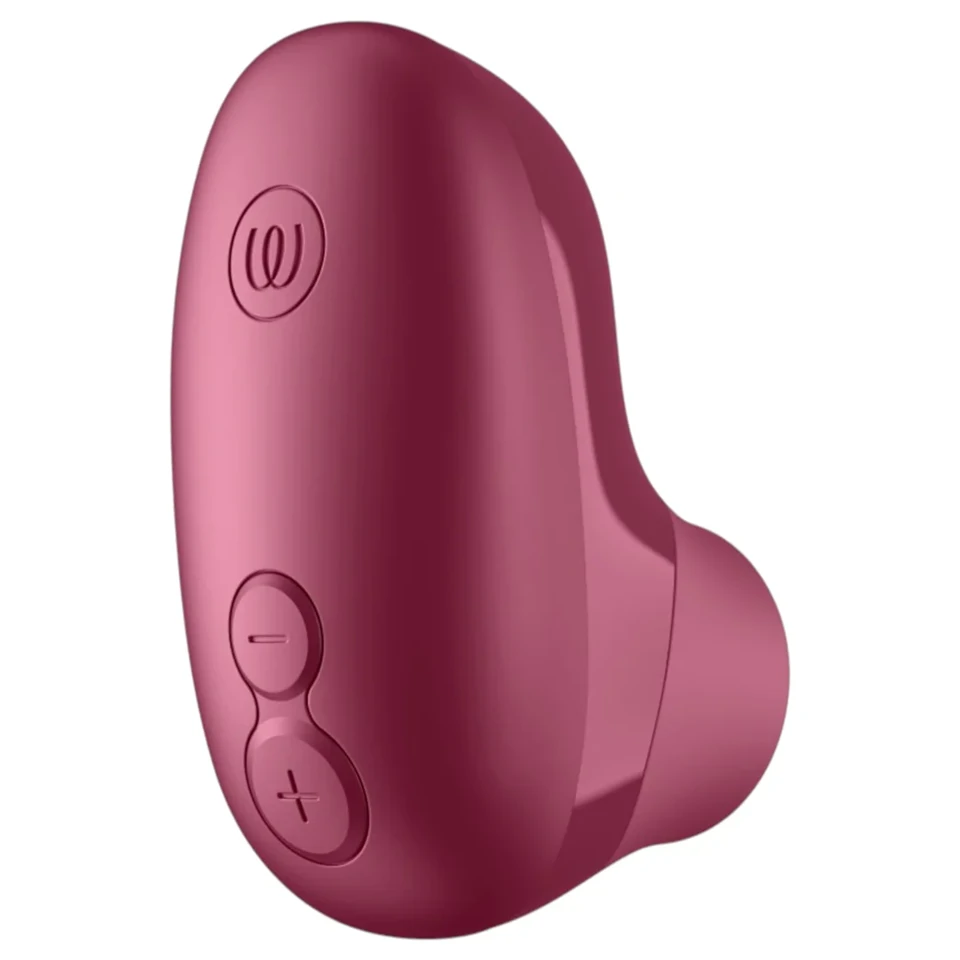 Womanizer Snap - léghullámos csiklóizgató töltőtokkal (piros)