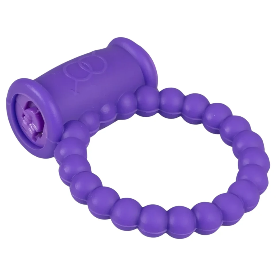 Easytoys - vibrációs péniszgyűrű (lila)