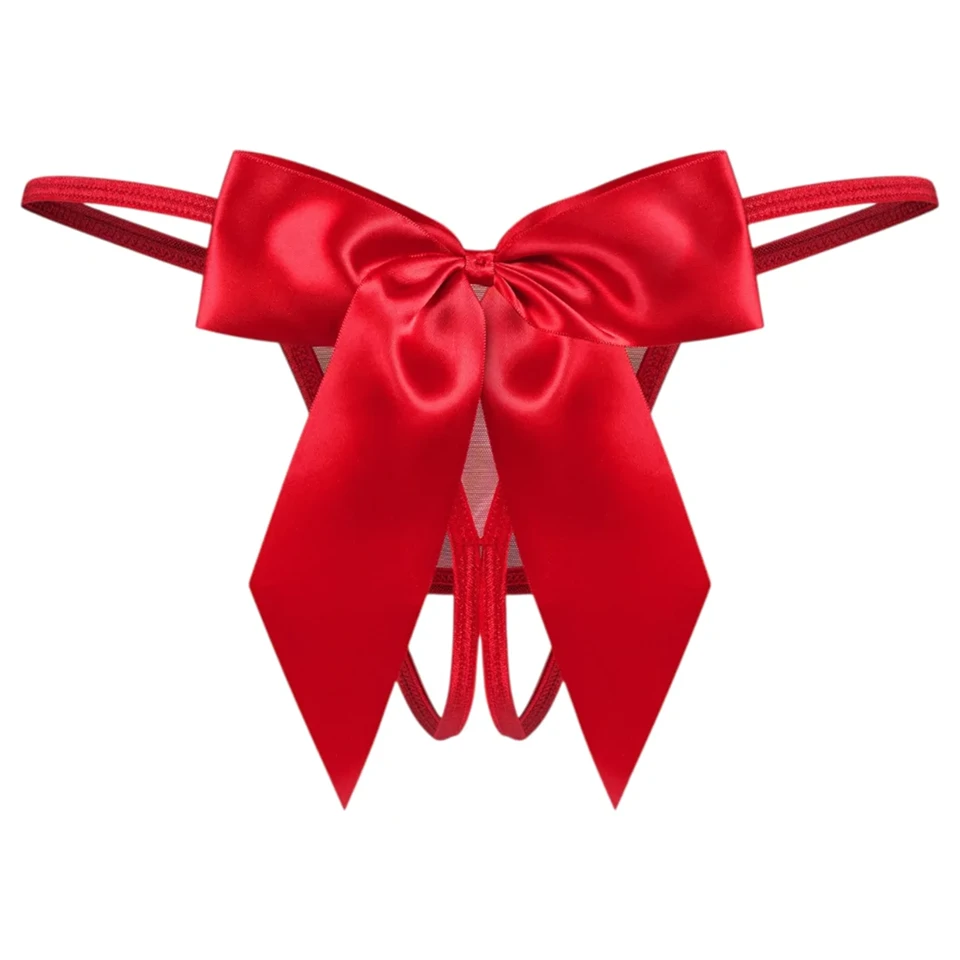 Obsessive Gifty - nyitott tanga (piros)