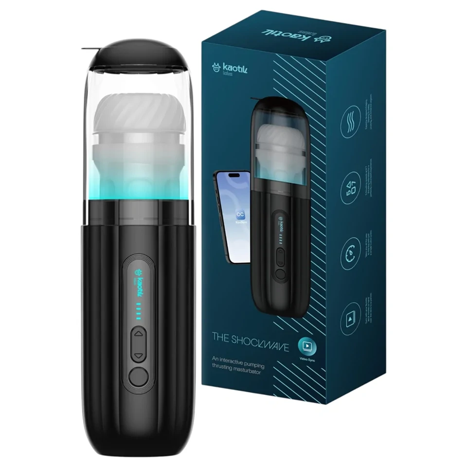 Kaotik Labs Shockwave - lökő interaktív maszturbátor (átlátszó)