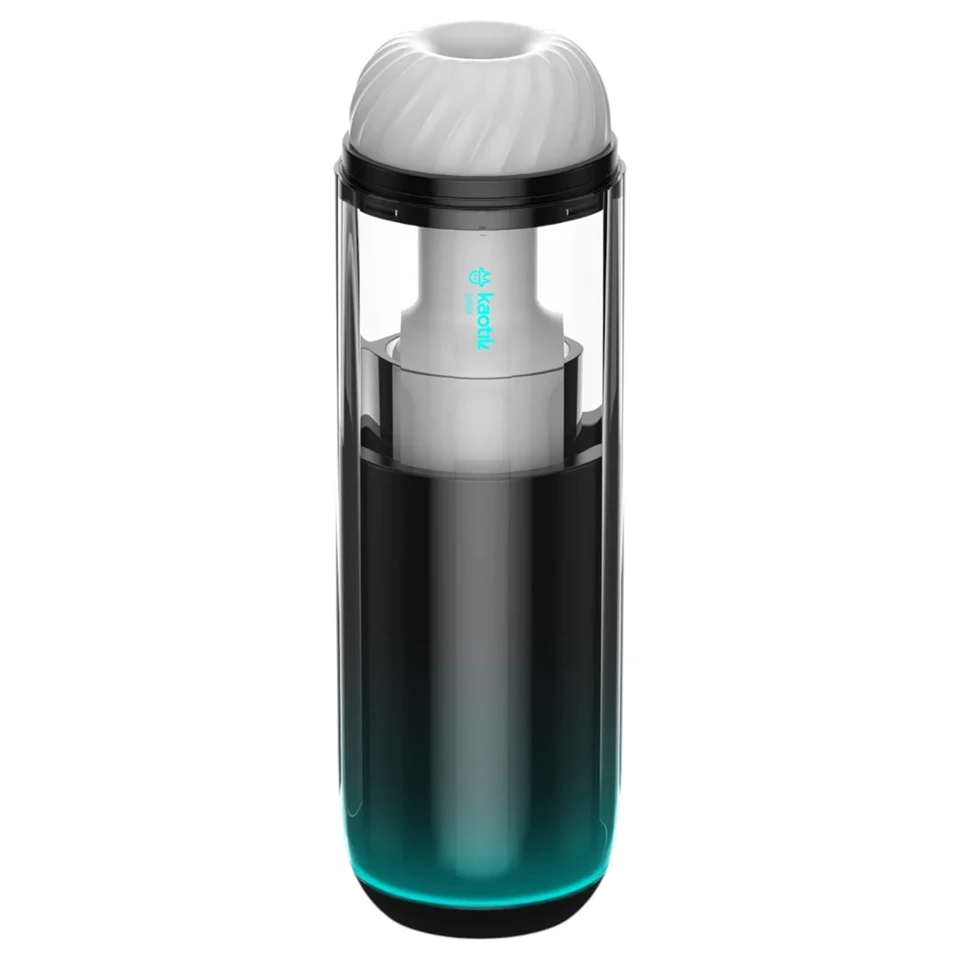 Kaotik Labs Cocoon - melegítős vibráló interaktív maszturbátor (átlátszó)