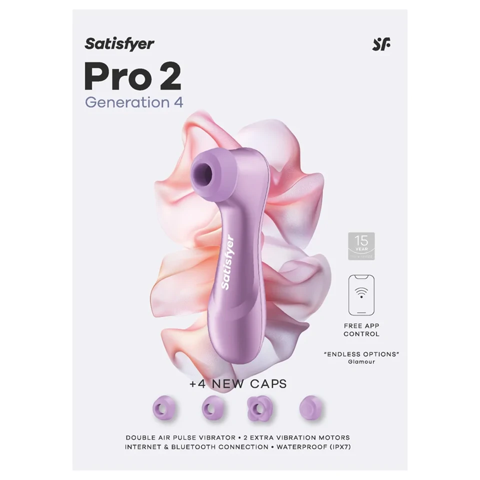 Satisfyer Pro 2 Generation 4 - léghullámos csiklóizgató (lila)