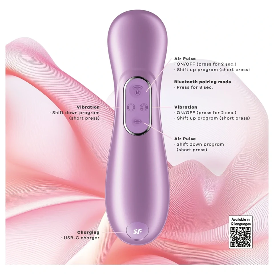 Satisfyer Pro 2 Generation 4 - léghullámos csiklóizgató (lila)