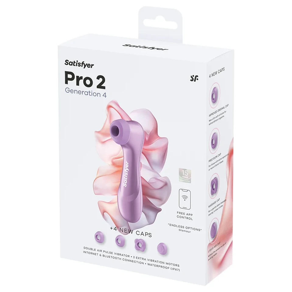 Satisfyer Pro 2 Generation 4 - léghullámos csiklóizgató (lila)