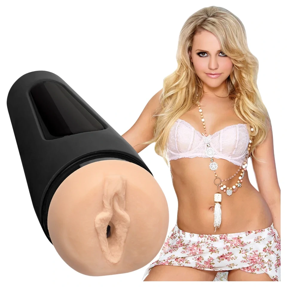 Doc Johnson Main Squeeze Mia Malkova - élethű műpunci maszturbátor (testszínű)