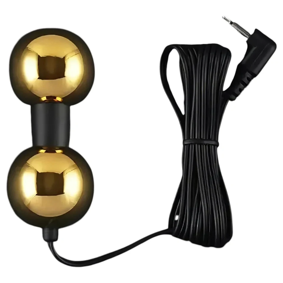 DG-LAB BiPolar B - kétpólusú, homokóra alakú fém elektróda (arany)