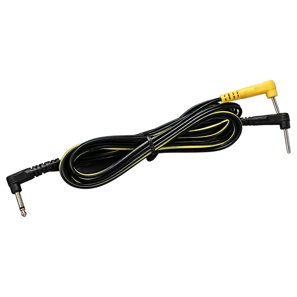 DG-LAB - elektródakábel derékszögű 2 mm-es tüskékkel (fekete)