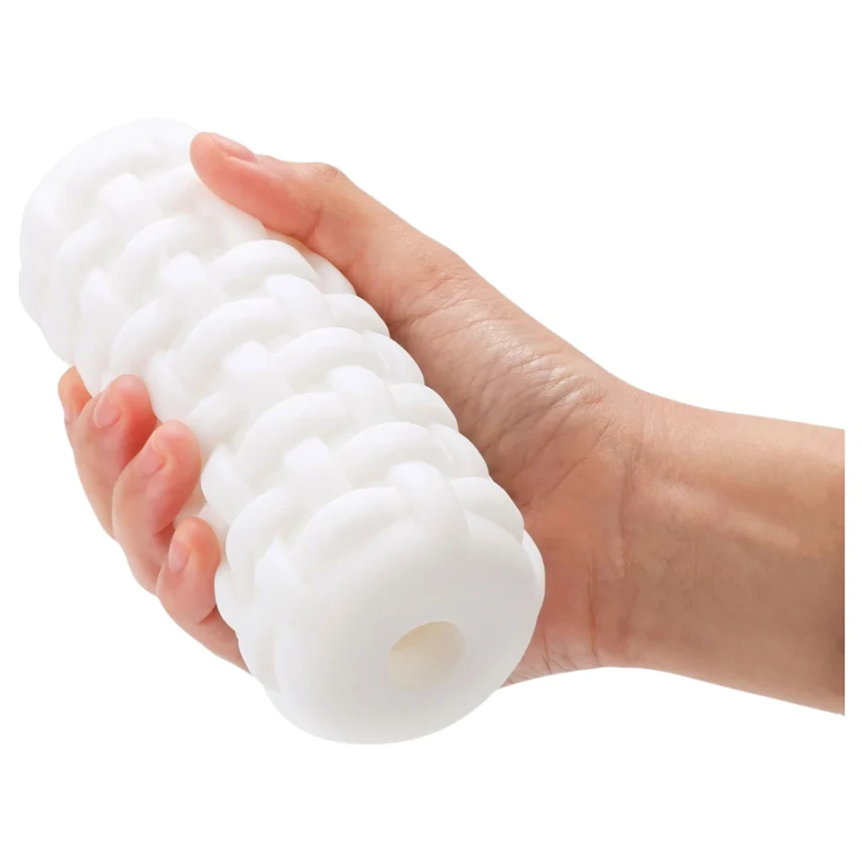 Dorcel Cup Tight - gyöngyös csatornájú maszturbátor férfiaknak (fehér)
