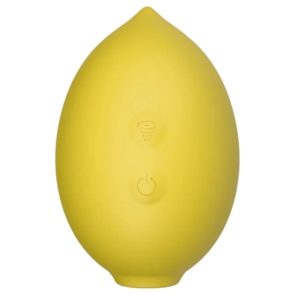 Lemon Squeeze - citrom formájú csiklószívó vibrátor (sárga)