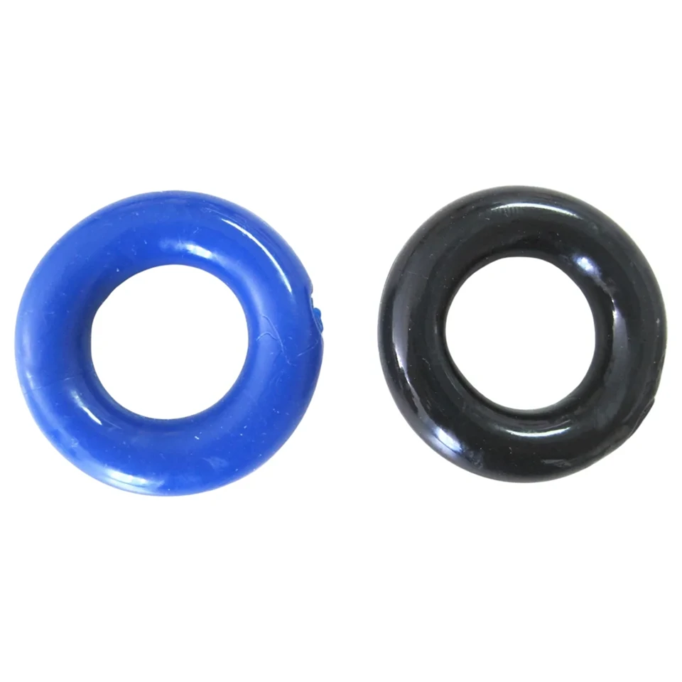 Pulselock Cirkl - TPE péniszgyűrű szett, 3 db (fekete)