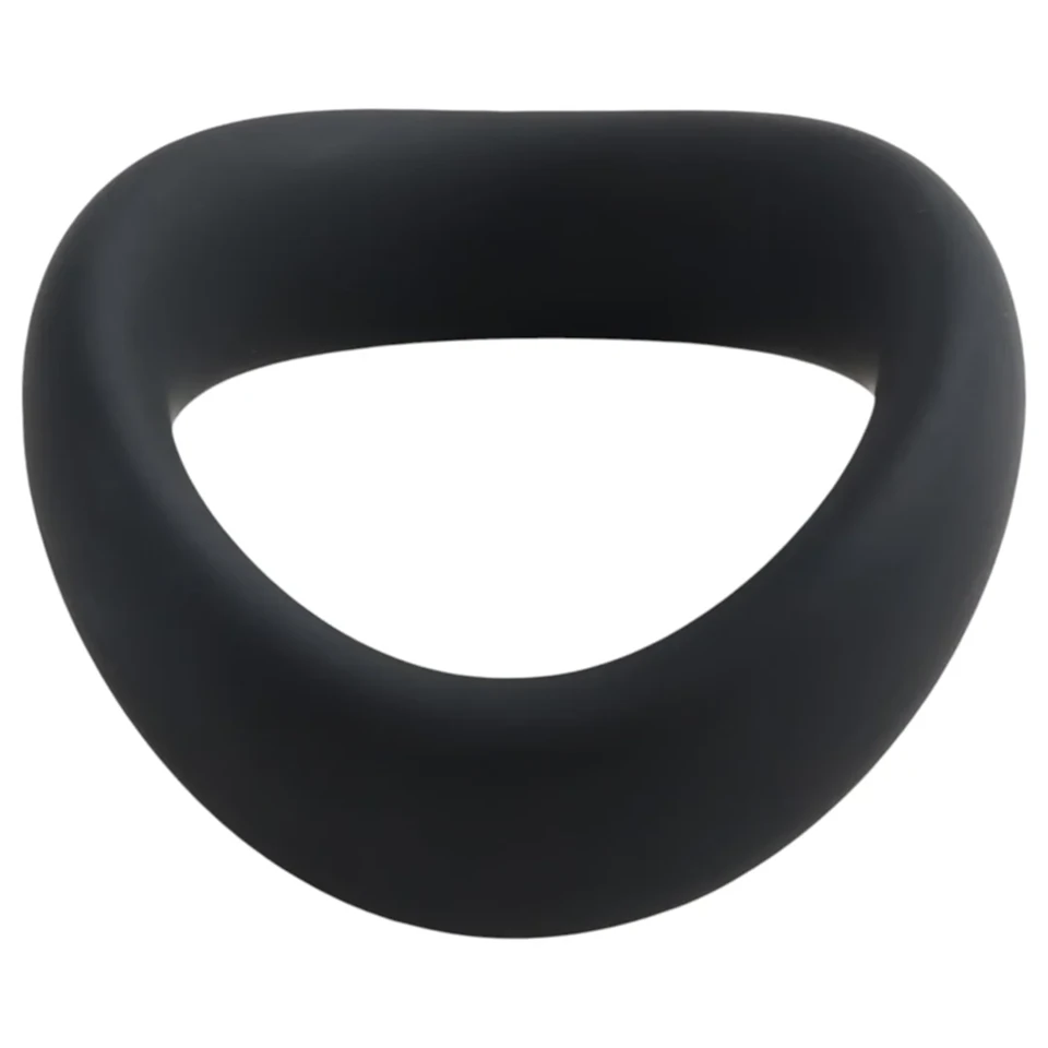 Pulselock Cocktura - csavart szilikon heregyűrű (fekete) - 5cm