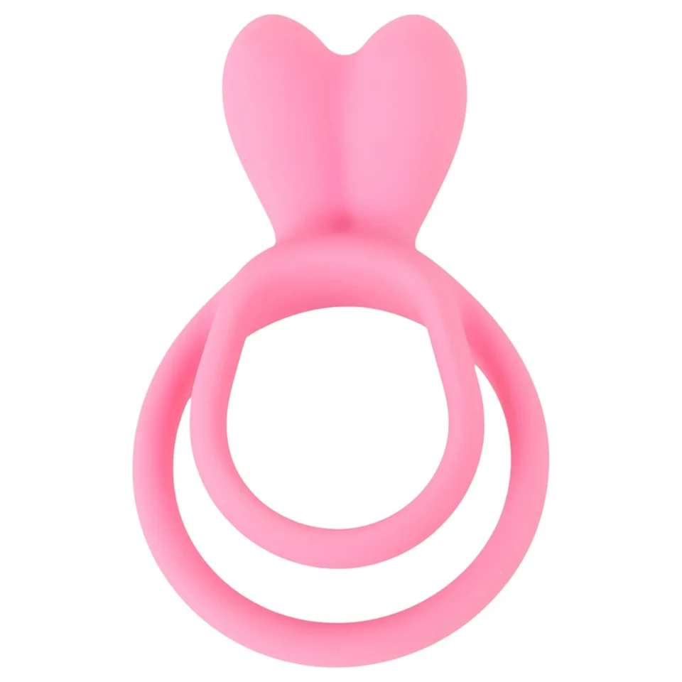 Pulselock Cocktura - nyuszis pénisz- és heregyűrű (pink)
