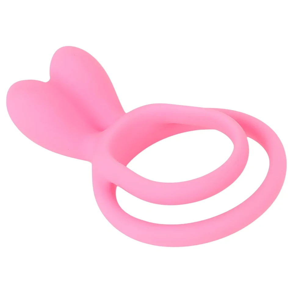 Pulselock Cocktura - nyuszis pénisz- és heregyűrű (pink)