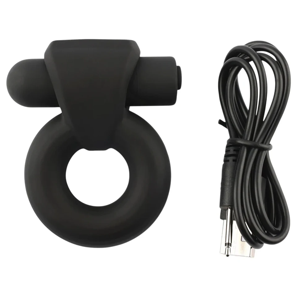 Pulselock Vantr - akkus vibrációs péniszgyűrű (fekete) - 25mm