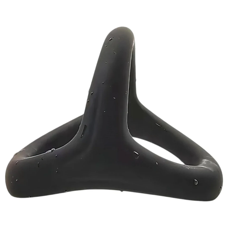 Pulselock Taur - Y-formájú pénisz- és heregyűrű (fekete) - S