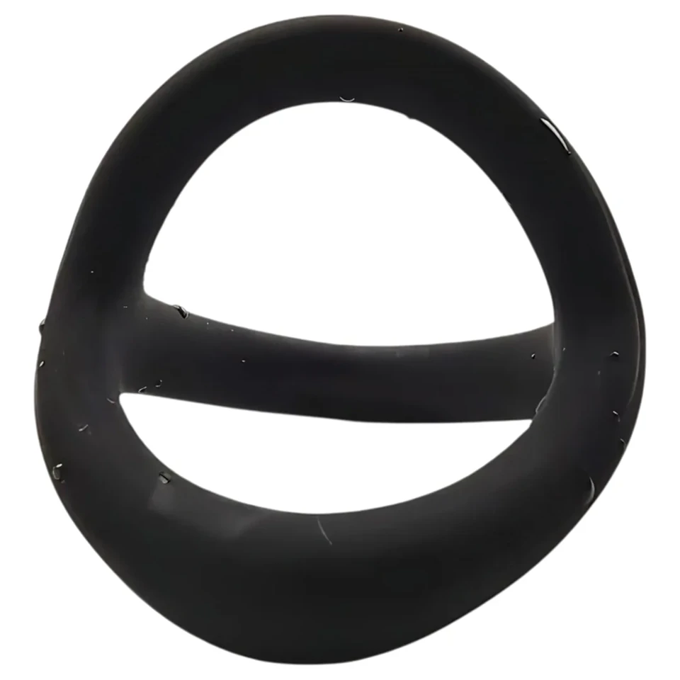 Pulselock Taur - Y-formájú pénisz- és heregyűrű (fekete) - S